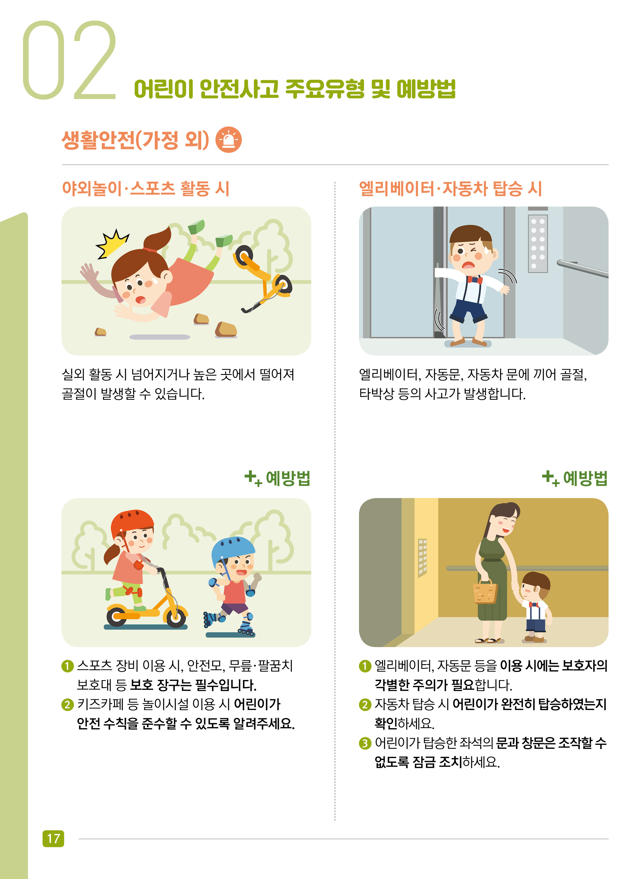 어린이 안전사고 주요유형 및 예방법 - 생활안전(가정 외) #1